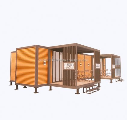 Container de estrutura de aço de design chinês Vila modular para montagem fácil Casa moderna Casas de luxo
