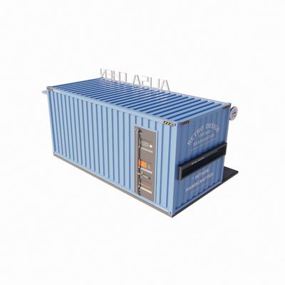 Tubos de aço galvanizados Quadrados Casas de contêineres 20ft Quiosque portátil Modificado Prefab Modular Café Loja de transporte Bar de contêineres