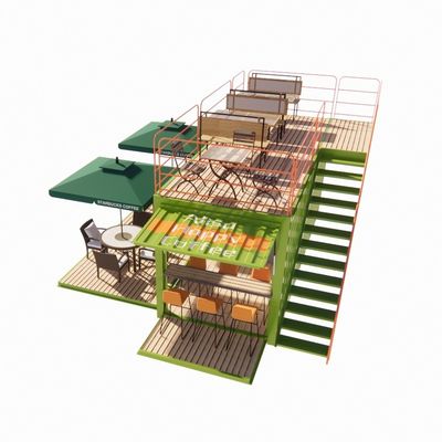 2023 Best Selling Outdoor Modular Prefab Houses Container Frame de aço galvanizado com Container de dobra de aço galvanizado