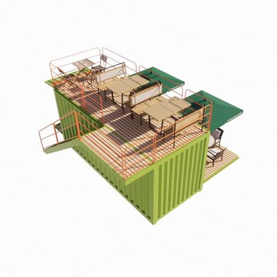 2023 Best Selling Outdoor Modular Prefab Houses Container Frame de aço galvanizado com Container de dobra de aço galvanizado