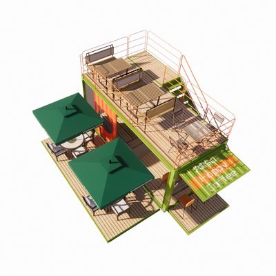 2023 Best Selling Outdoor Modular Prefab Houses Container Frame de aço galvanizado com Container de dobra de aço galvanizado