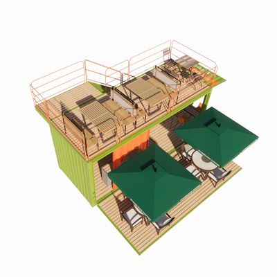 2023 Best Selling Outdoor Modular Prefab Houses Container Frame de aço galvanizado com Container de dobra de aço galvanizado