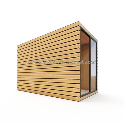 EU 10ft Moderno Madeira Mini cama pré-fabricada Cabina para supermercado ou escritório Parede 50/75/100mm Wave Sandwich Panel