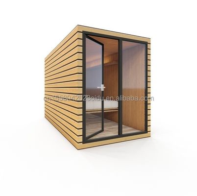 EU 10ft Moderno Madeira Mini cama pré-fabricada Cabina para supermercado ou escritório Parede 50/75/100mm Wave Sandwich Panel