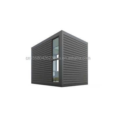 Tubos de aço galvanizado quadrados 10ft Estrutura de aço de madeira moderna Escritório para espaço comercial