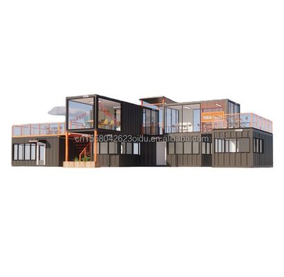 Casa pequena pré-fabricada moderna personalizada com cor e parede personalizadas 50/75/100mm Painel Sandwich Wave