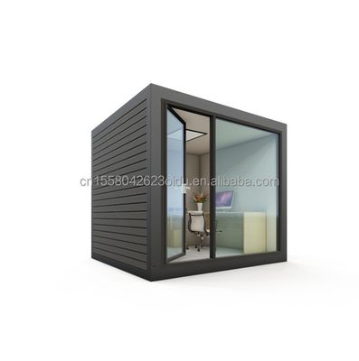 Tubos de aço galvanizado quadrados 10ft Estrutura de aço de madeira moderna Escritório para espaço comercial