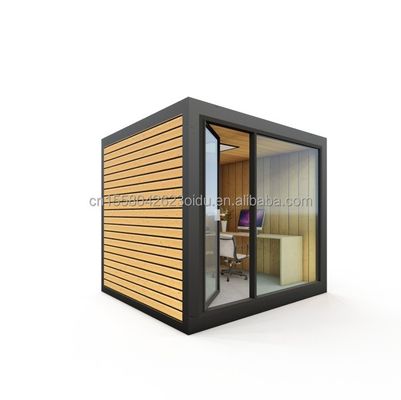 Escritório de estrutura moderna de aço de madeira de 10 pés para supermercado de lojas em estilo de design moderno
