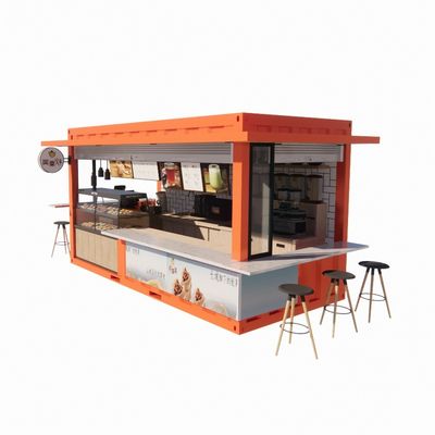 Modular Prefabricado Container Bar 2023 Top Design Parede 50/75/100mm Wave Sandwich Painel Banheiro