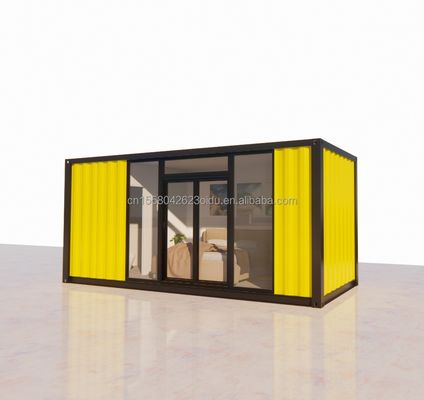 Casas pré-fabricadas Villas Estrutura de aço Casa de contêineres Casa pequena luxuosa com janela Janela de liga de alumínio
