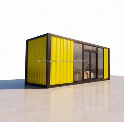 Casas pré-fabricadas Villas Estrutura de aço Casa de contêineres Casa pequena luxuosa com janela Janela de liga de alumínio