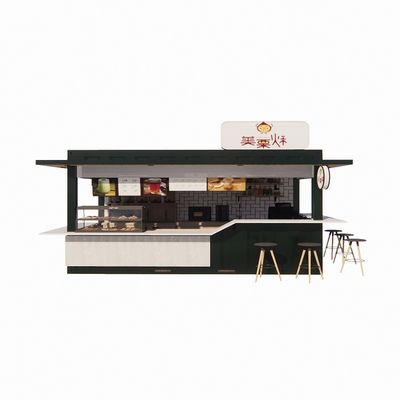 20ft Container Lojas pré-fabricadas Lojas de banho incluído e cor personalizada para o seu espaço comercial