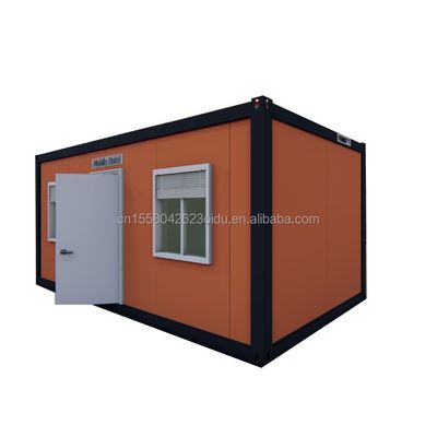 Casa de contêineres de aço portátil Armazém móvel pré-fabricado para o canteiro de obras