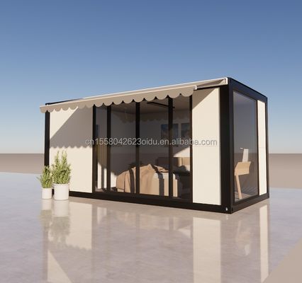 Acomodação Hotel 20ft pré-fabricado casa destacável com galvanizado de aço curvatura 180g e design personalizável