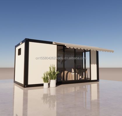 Acomodação Hotel 20ft pré-fabricado casa destacável com galvanizado de aço curvatura 180g e design personalizável