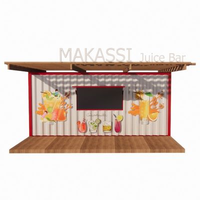 Container Houses de Design Moderno Container 20ft Lojas Prefabricadas Lojas em Container de Envio