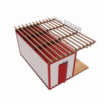 Container Houses de Design Moderno Container 20ft Lojas Prefabricadas Lojas em Container de Envio