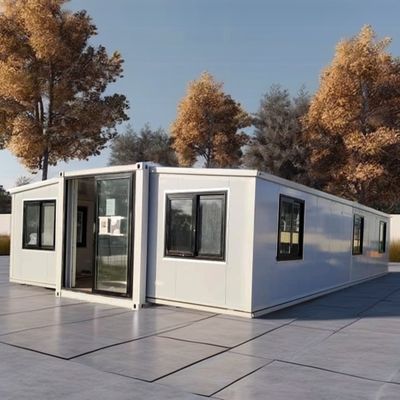 Janela de liga de alumínio de 20 pés Vila pré-fabricada expansível à prova de furacão Apartamento móvel portátil de luxo para vida luxuosa