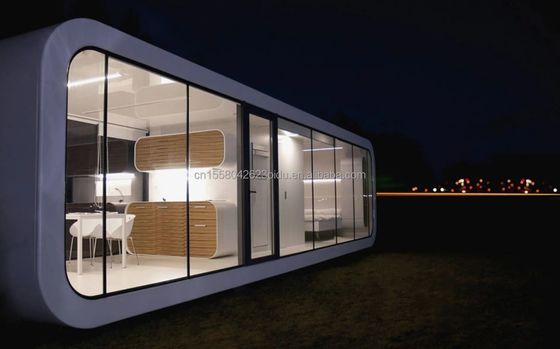 Casa de contêiner moderna de cor personalizada Casa móvel pré-fabricada requintada para hotel da Arc Garden Housing