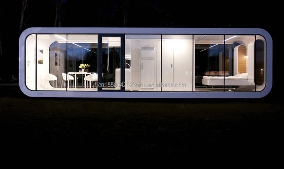 Casa de contêiner moderna de cor personalizada Casa móvel pré-fabricada requintada para hotel da Arc Garden Housing
