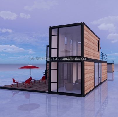 Moderno Design 20 pés Extensível Flat Pack Modular Casa Prefab Panel Sandwich Envio 3 quartos Container Casa para Hotel