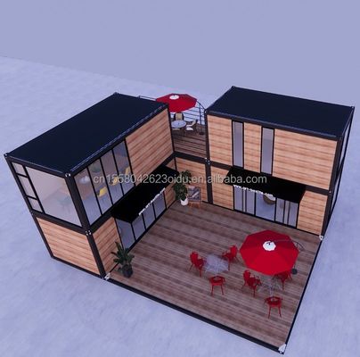 Moderno Design 20 pés Extensível Flat Pack Modular Casa Prefab Panel Sandwich Envio 3 quartos Container Casa para Hotel