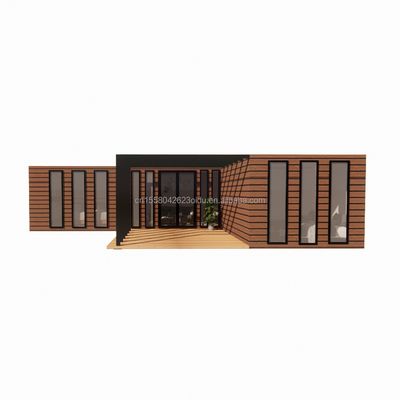 Casa de Container de Madeira EU Melhor Design Madeira Grão de Vidro 20ft 40ft Casa Prefabricada Luxo Container Casa Casas Prefabricadas Modernas