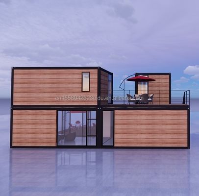 Moderno Design 20 pés Extensível Flat Pack Modular Casa Prefab Panel Sandwich Envio 3 quartos Container Casa para Hotel
