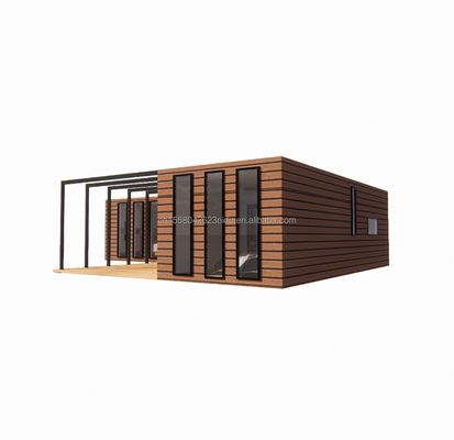 Casa de Container de Madeira EU Melhor Design Madeira Grão de Vidro 20ft 40ft Casa Prefabricada Luxo Container Casa Casas Prefabricadas Modernas