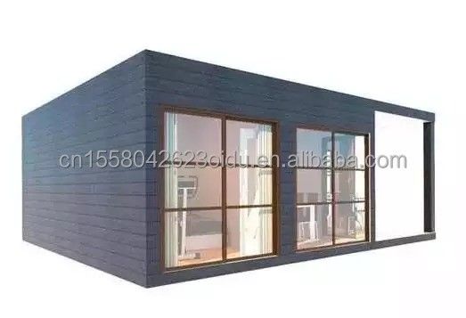 Acessível 20ft Knock Down Painel Sandwich Portátil Hotel Prefab Container Casa Modular com Alumínio Janela