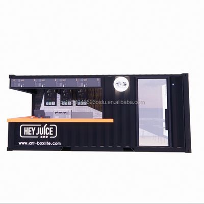 Long Beach Container Coffee Bar Container Bar com cor e parede personalizadas 50/75/100mm Wave Sandwich Panel