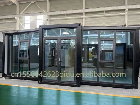 Cores personalizadas 40ft 20ft Container pré-fabricado Casa 3 quartos Móvel Foldable Expandível Painel Sandwich de Aço ao ar livre