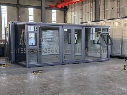Cores personalizadas 40ft 20ft Container pré-fabricado Casa 3 quartos Móvel Foldable Expandível Painel Sandwich de Aço ao ar livre