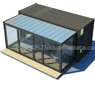 2 Quartos de Container Expansível Casa Prefabricada de Aço Modular Casa Pequena para Outdoors em cor personalizada e 20ft ou 40ft Tamanho