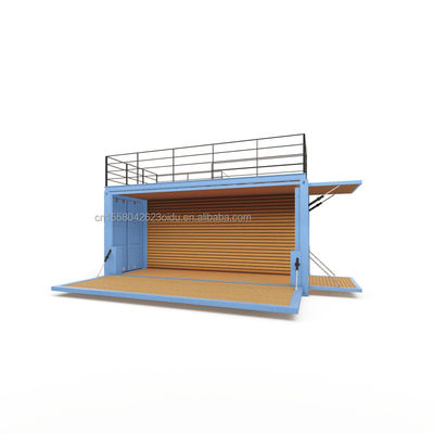 Casa de contêineres pré-fabricada de luxo de 20 pés, pronta para ser construída, com um pacote plano e um custo de envio personalizado.