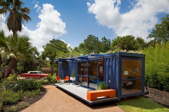 Tubos quadrados de aço galvanizado Estrutura principal Container dobrável Hotel Casa para design e hotel de luxo