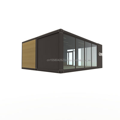 Sala pré-fabricada de luxo pré-fabricada Container Villa com parede 50/75/100mm Wave Sandwich Panel