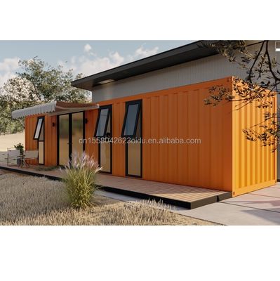 Tubos quadrados de aço galvanizado Estrutura principal exterior Modular de aço Modular Expansível 20ft/40ft Portavel Container House