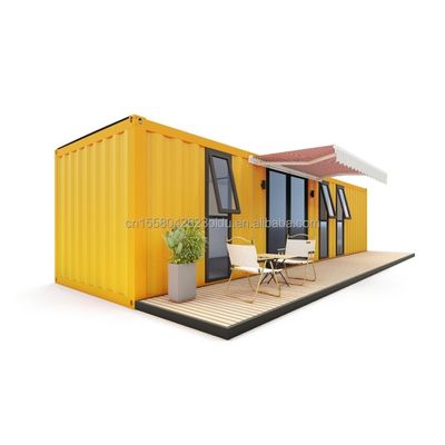 Tubos quadrados de aço galvanizado Estrutura principal exterior Modular de aço Modular Expansível 20ft/40ft Portavel Container House