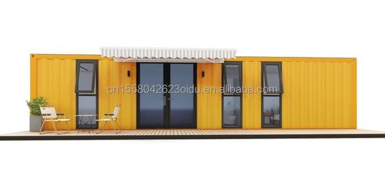 Tubos quadrados de aço galvanizado Estrutura principal exterior Modular de aço Modular Expansível 20ft/40ft Portavel Container House