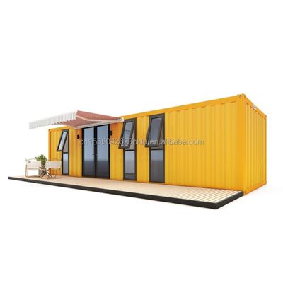 Tubos quadrados de aço galvanizado Estrutura principal exterior Modular de aço Modular Expansível 20ft/40ft Portavel Container House