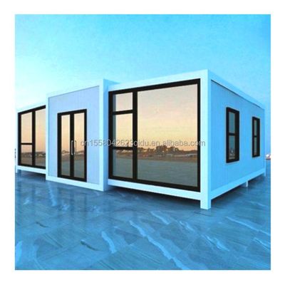 Janela de liga de alumínio Design moderno 40ft 20ft Container pré-fabricado móvel Casa de aço expansível e dobrável para o exterior