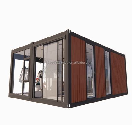 Mural 100mm Wave Sandwich Panel Hotel Container Store Personalizável Embalagem plana Instalação rápida Casa pré-fabricada