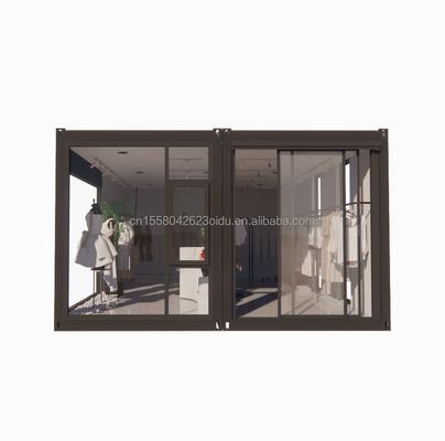 Mural 100mm Wave Sandwich Panel Hotel Container Store Personalizável Embalagem plana Instalação rápida Casa pré-fabricada