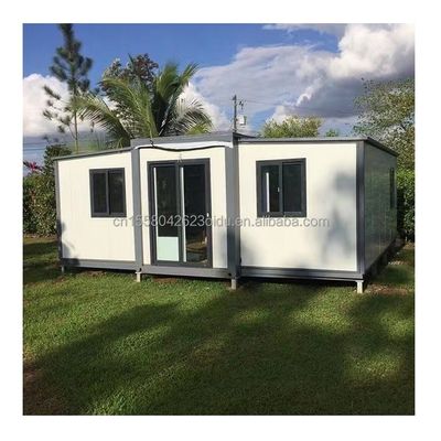 Estrutura principal Tubos quadrados de aço galvanizado Casa de contêiner pequena pré-fabricada em cores personalizadas para vida ao ar livre
