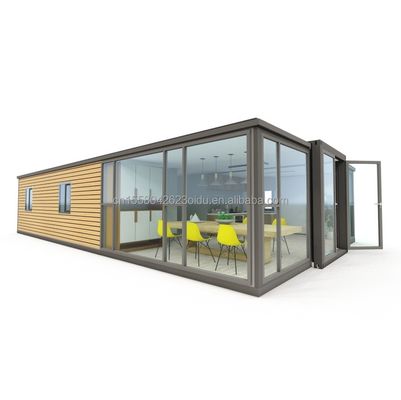 50/75/100mm Wave Sandwich Panel Casa de Contêineres Prefabricada Moderna Expansível de 3 Quartos para Hotéis
