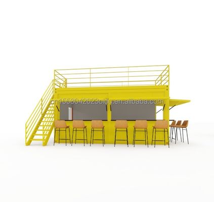 Hotel montado Flat-Package 20ft Container Casa Móvel Quadro Painel Sandwich e Casa Prefabricada de Luxo com desconto