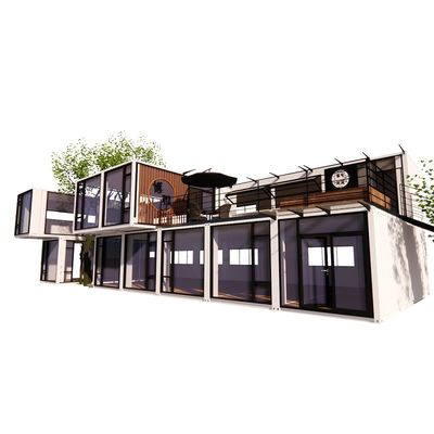 Container Casa Móvel Escola Cafeteria Embalagem plana com cor e design personalizados