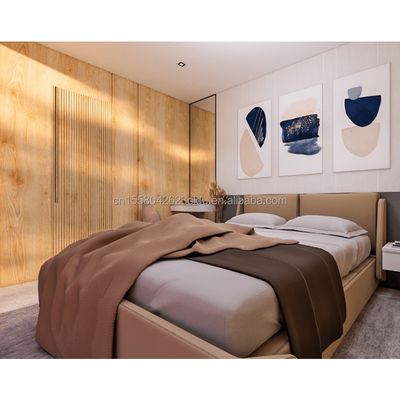 Moderna casa de campo pré-fabricada de dois andares para escritório ao ar livre Residencial feita de painel de sanduíche e dobragem de aço galvanizado