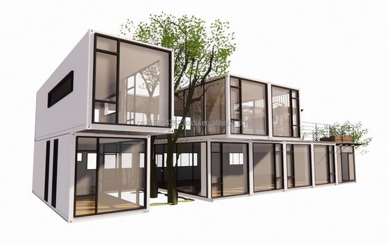 Container Casa Móvel Escola Cafeteria Embalagem plana com cor e design personalizados
